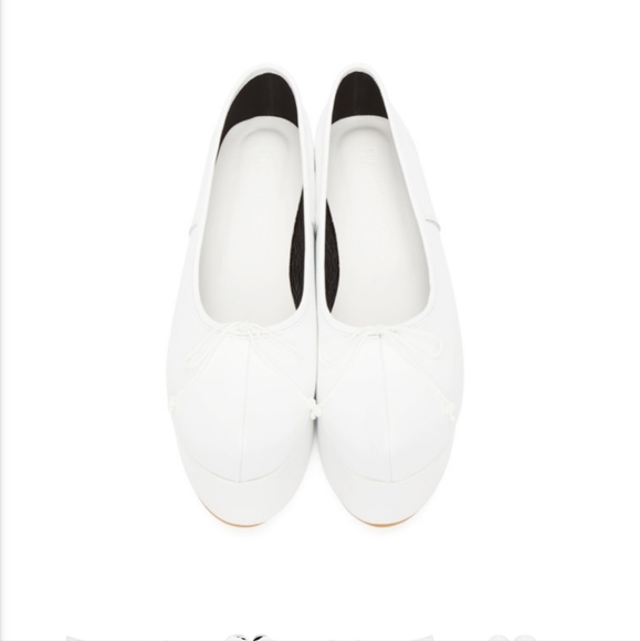 Flat Apartment Ballerina Platform Lambskin Shoes - Picture 4 of 12